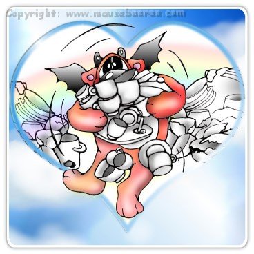 baer-teufel-teufelchen-geschirr-kaputt-polterabend-illustration-comic-individuell-cartoons-zeichnungen-mausebaeren